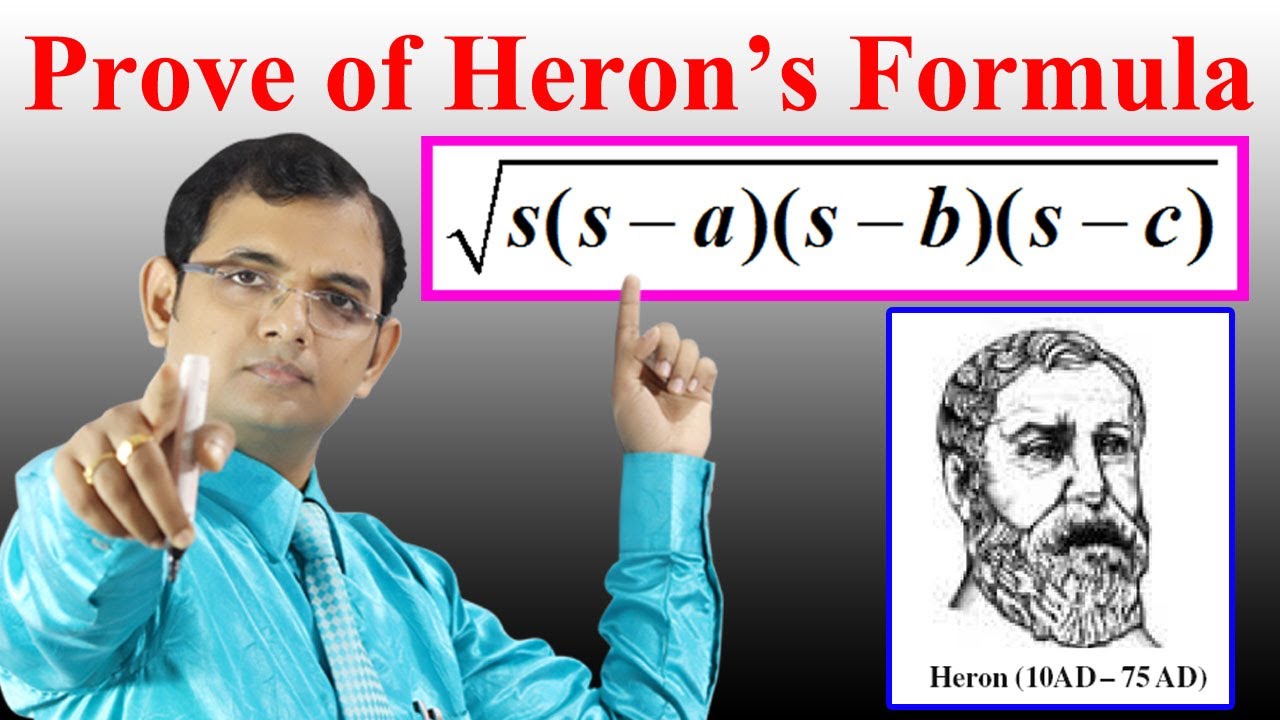 Prove of Heron's Formula