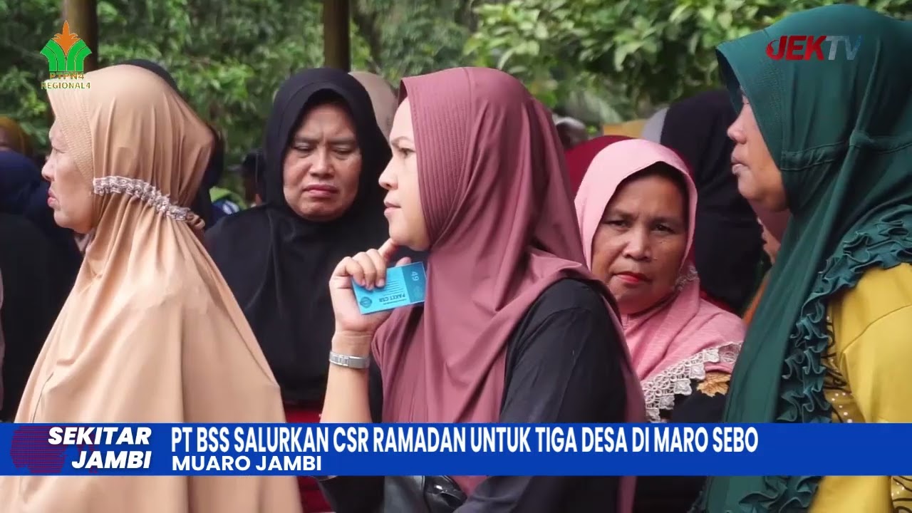 PT BSS SALURKAN CSR RAMADAN UNTUK TIGA DESA DI MARO SEBO