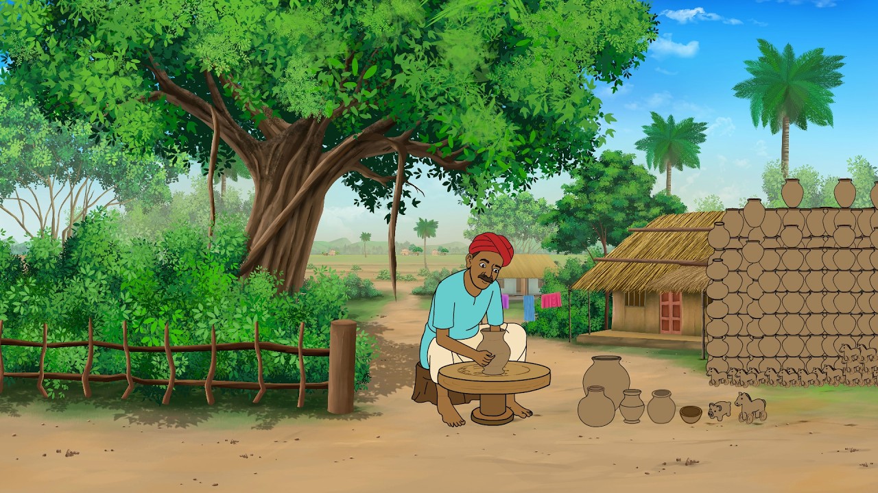 कुम्हार का बेटा और मायावी चाक का रहस्य  | Mayavi Chaak | cartoon | moral story | Hindi Kahani