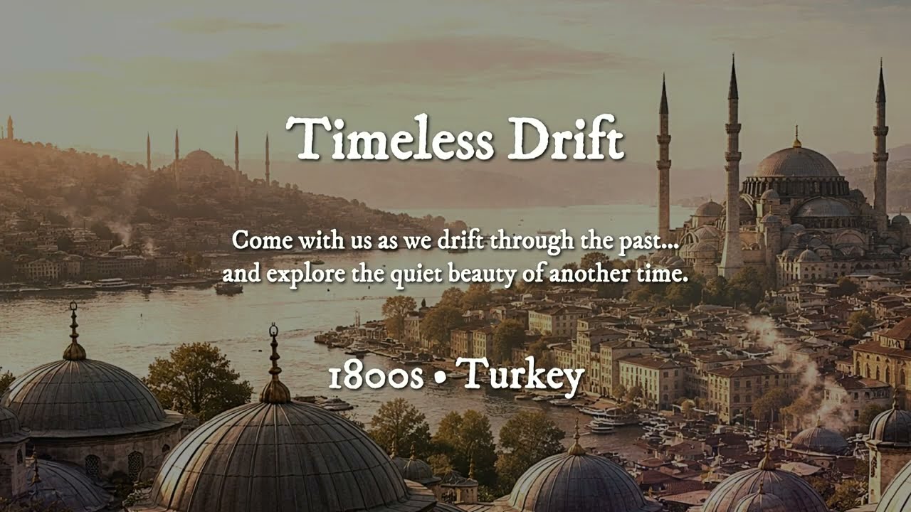 Turkey in the 1800s | Calm Piano & Timeless Ottoman Landmarks #ambientmusic  #piano #calmmusic