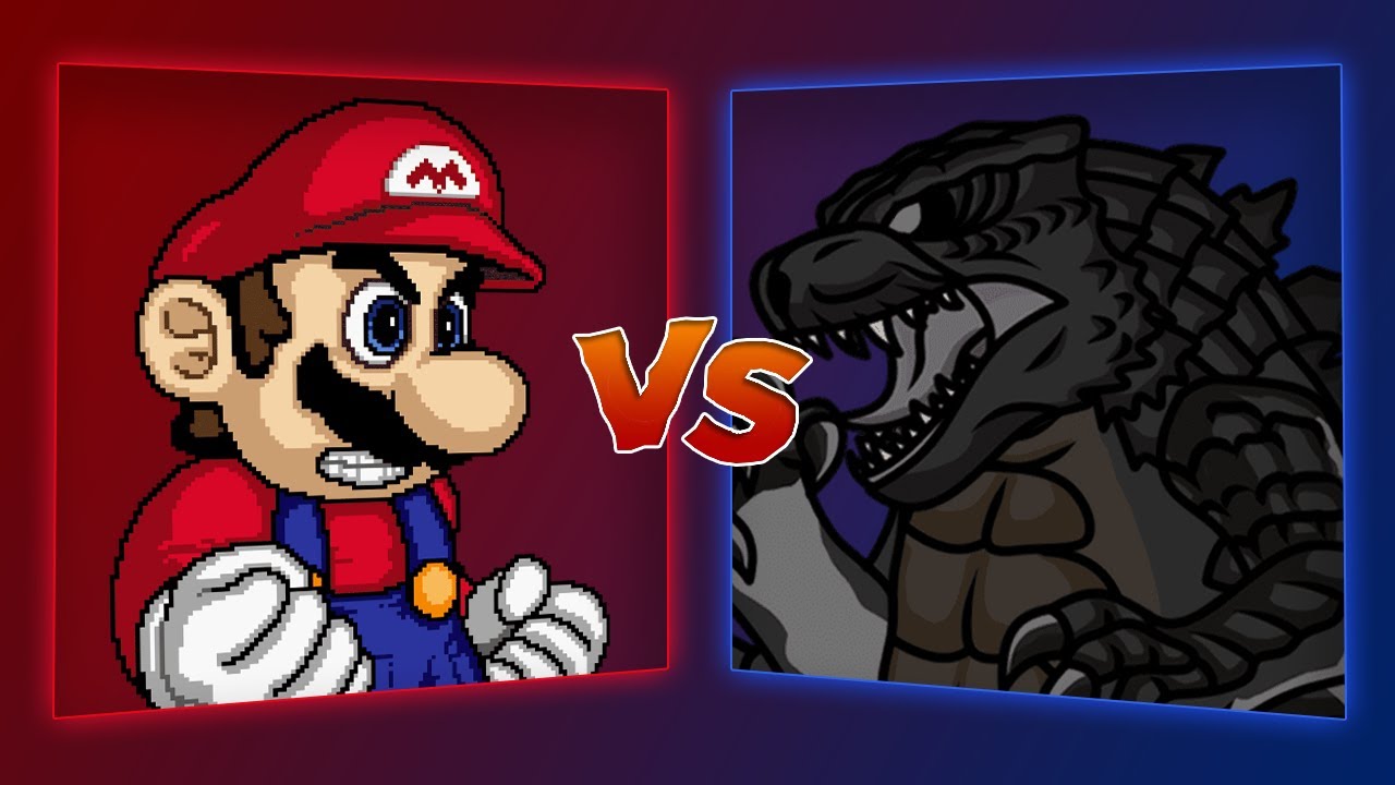 MUGEN Battle - Mario vs Godzilla