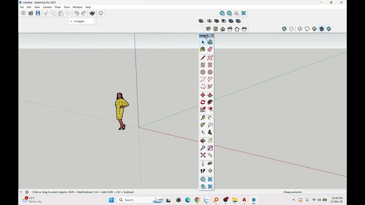 Bài 2 Học SketchUp Cho Người Mới | Hướng Dẫn Thiết Lập Giao Diện SketchUp