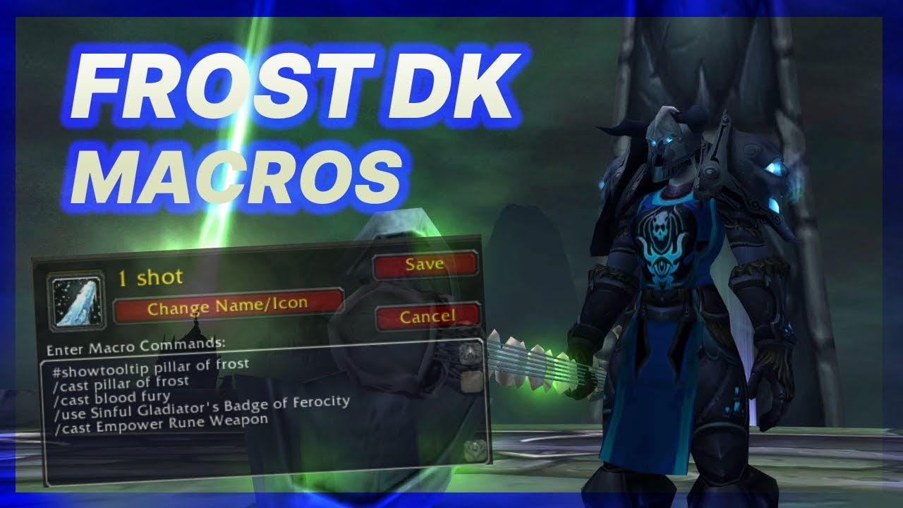 Frost DK PvP Macros (1 SHOT MACRO) - Shadowlands Deathknight 9.0.5