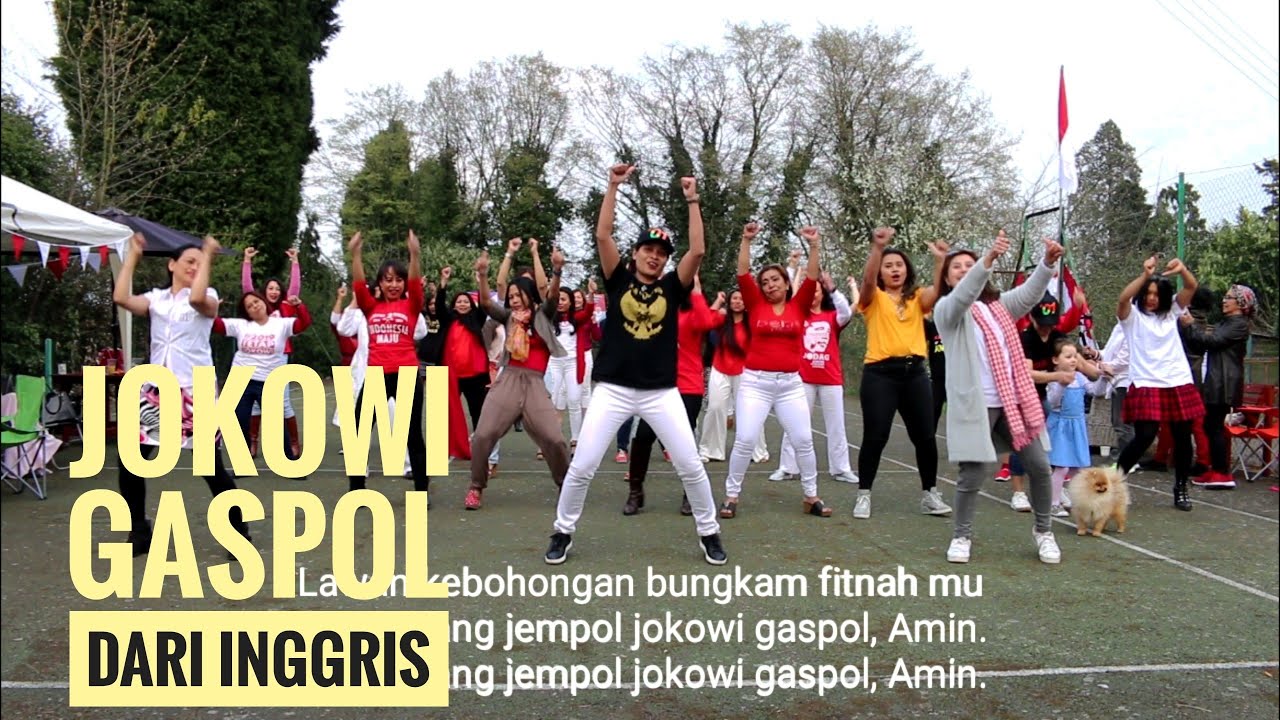 Ayo Goyang Jempol Jokowi Gaspol di Inggris (Lirik)