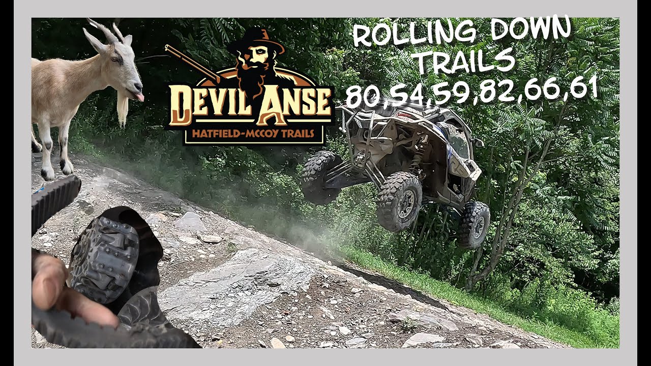 Getting To The Goat Via Devil Anse Hatfield McCoy Trails 54, 59, 61, 66, 80, 82