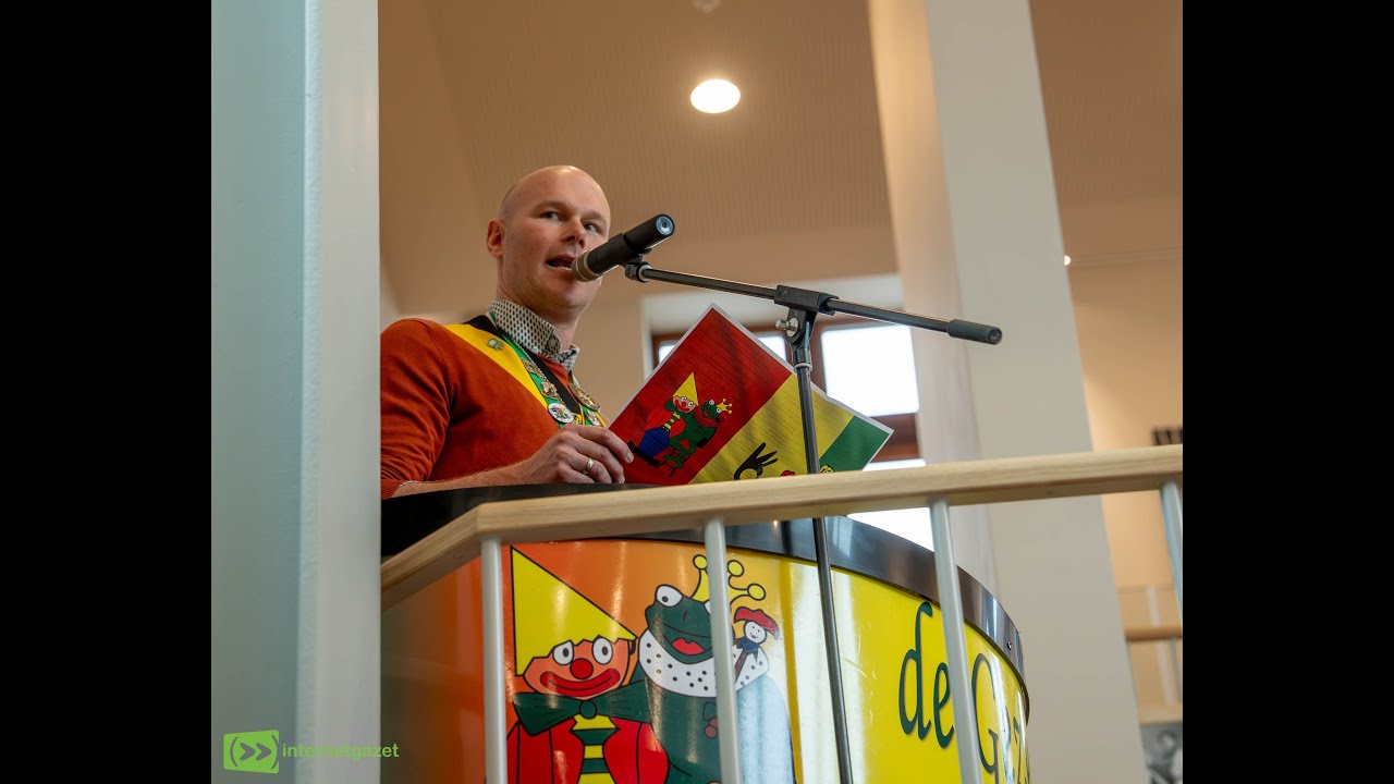 Nieuwjaarsbrief Niels Valkenborgh tijdens receptie FEN 2026