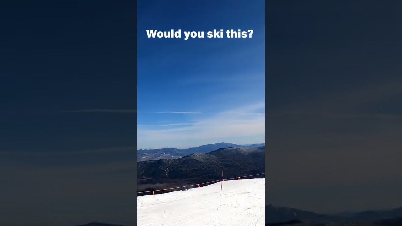 Would you ski this?! Whiteface Mountain in the Adirondacks