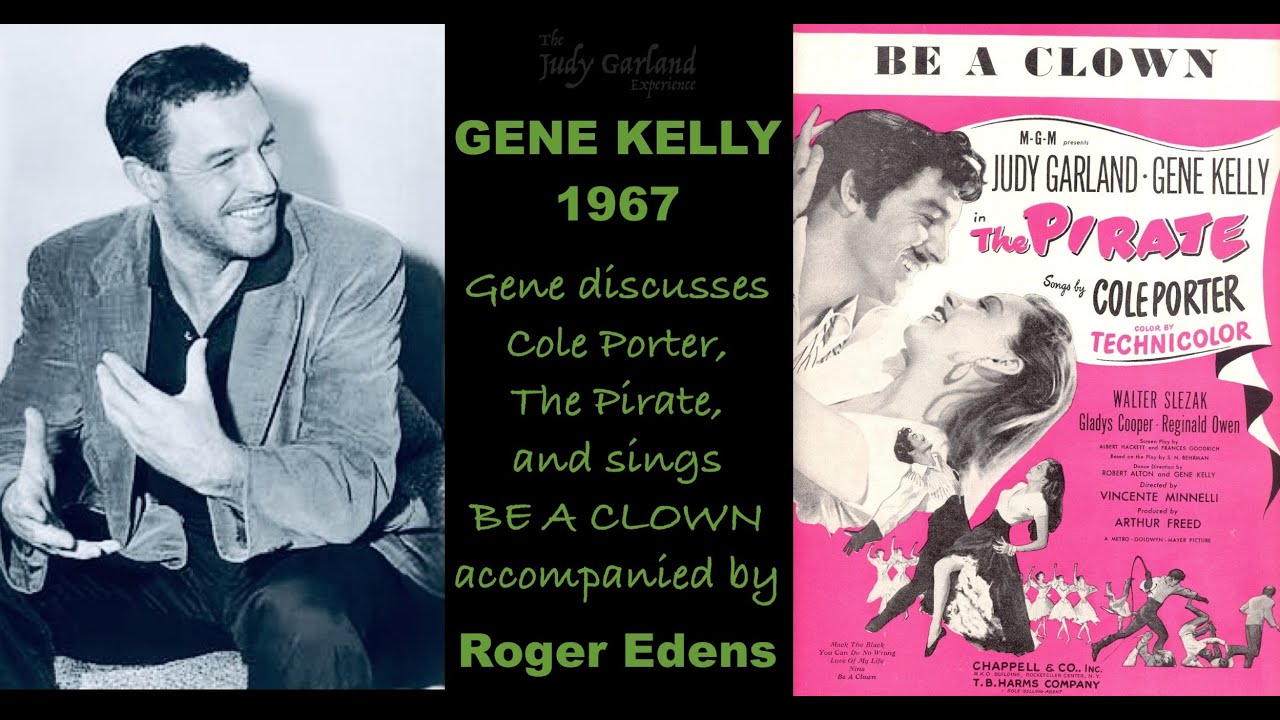 GENE KELLY 1967 Live At The COLE PORTER Celebration Dinner with ROGER EDENS at the piano BE A CLOWN