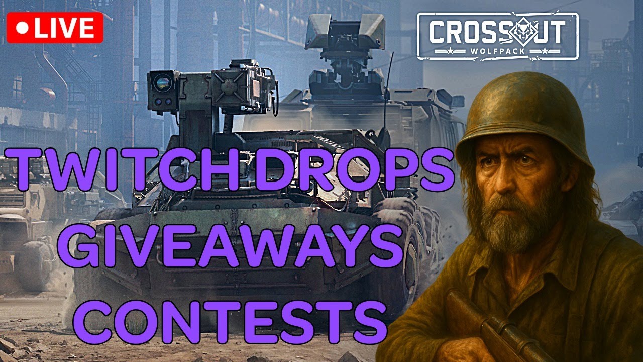 Last Day for Wave 1 CROSSOUT Drops | WOLFPACK Battlepass Giveaway OPEN on Twitch