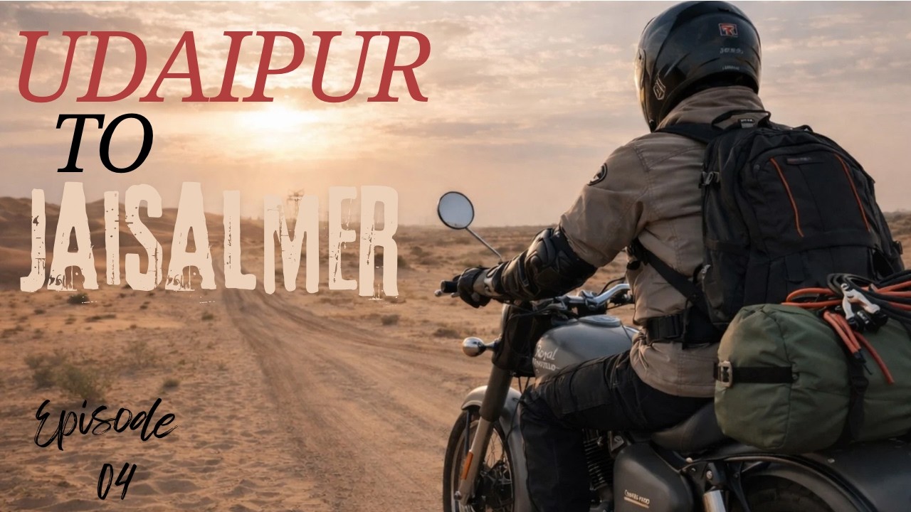 Solo Bike Ride from Udaipur to Jaisalmer | 3400 km Pan Rajasthan Ep-4