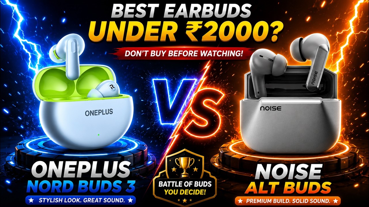 Noise ALT Buds vs OnePlus Nord Buds 3⚡Best Earbuds Under ₹2000 Full Comparison