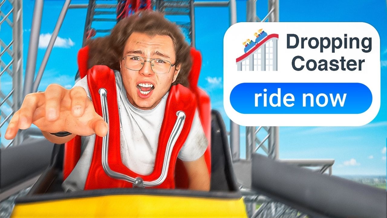 I Survived EVERY Ride at an EXTREME Theme Park!