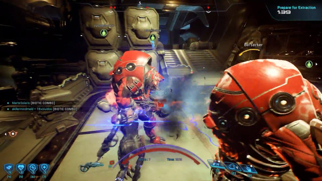 (1440p/60fps) TEAM ASARI - 1 Huntress and 3 Adepts (Mass Effect Andromeda Multiplayer)