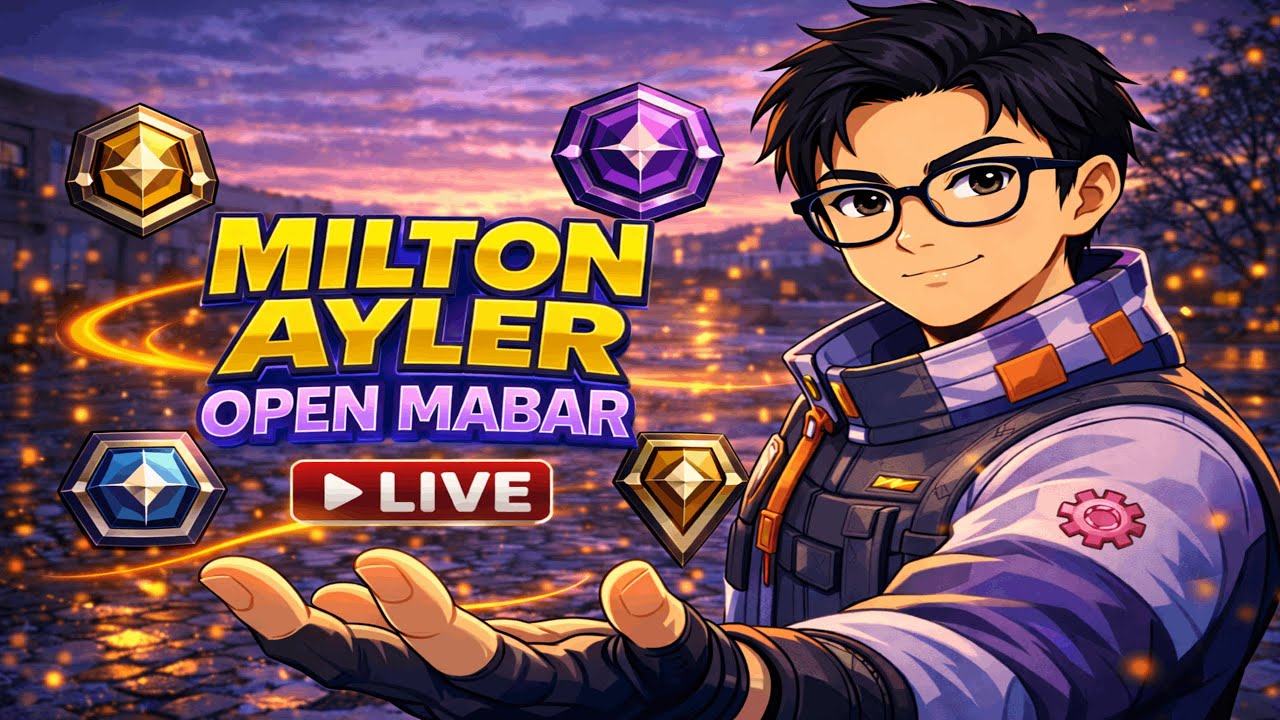 🔴 Open Mabar Bebas Rank (Iron - Immortal Boleh Ikut)