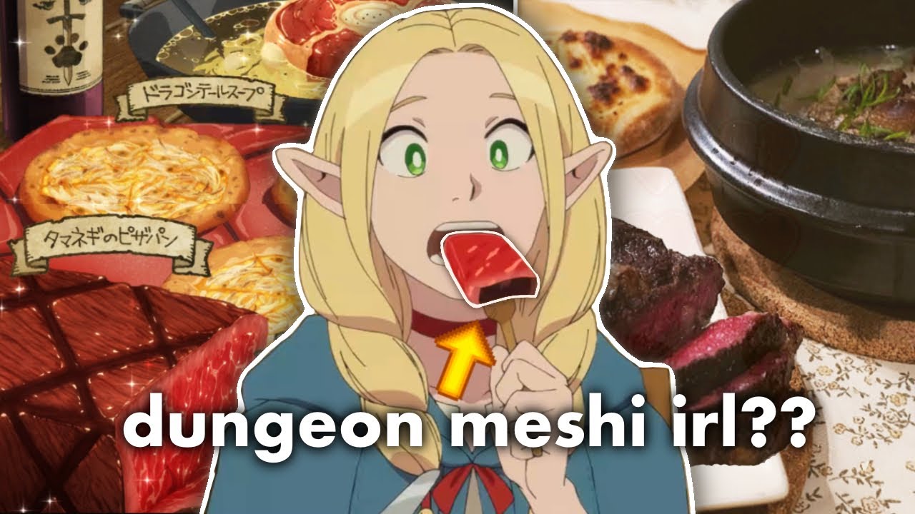 I Finally Made the Red Dragon Meal from Delicous in Dungeon!! 🥩