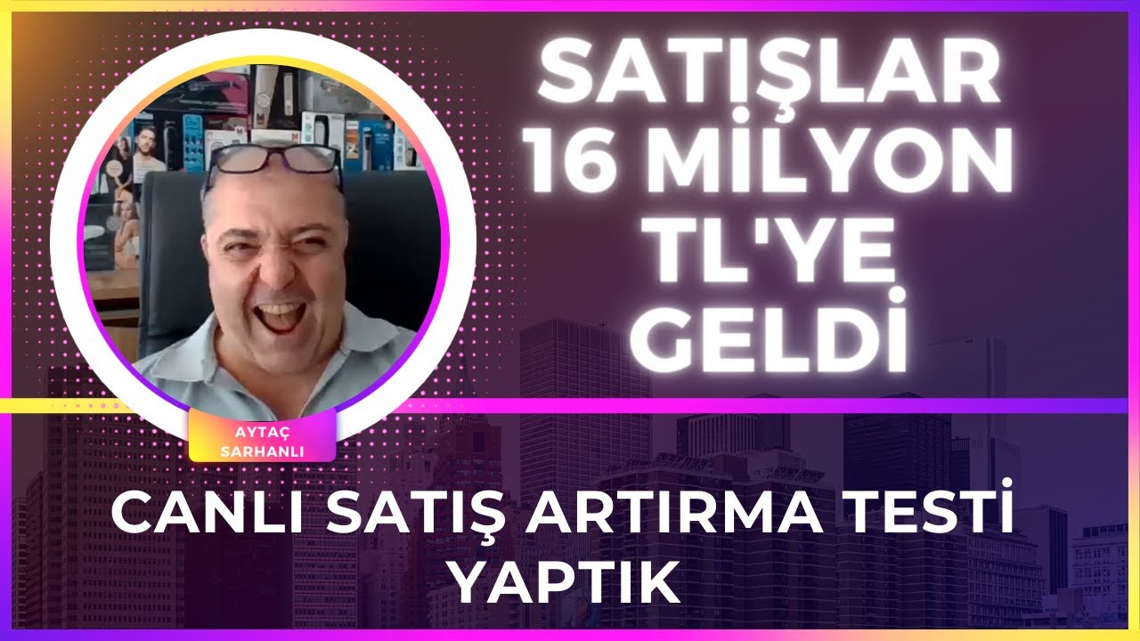 25.000 TL'den 18 Milyon TL'ye (Seneye Hedef Yıllık 30 Milyon TL) - Canlı Satış Artırma Testi