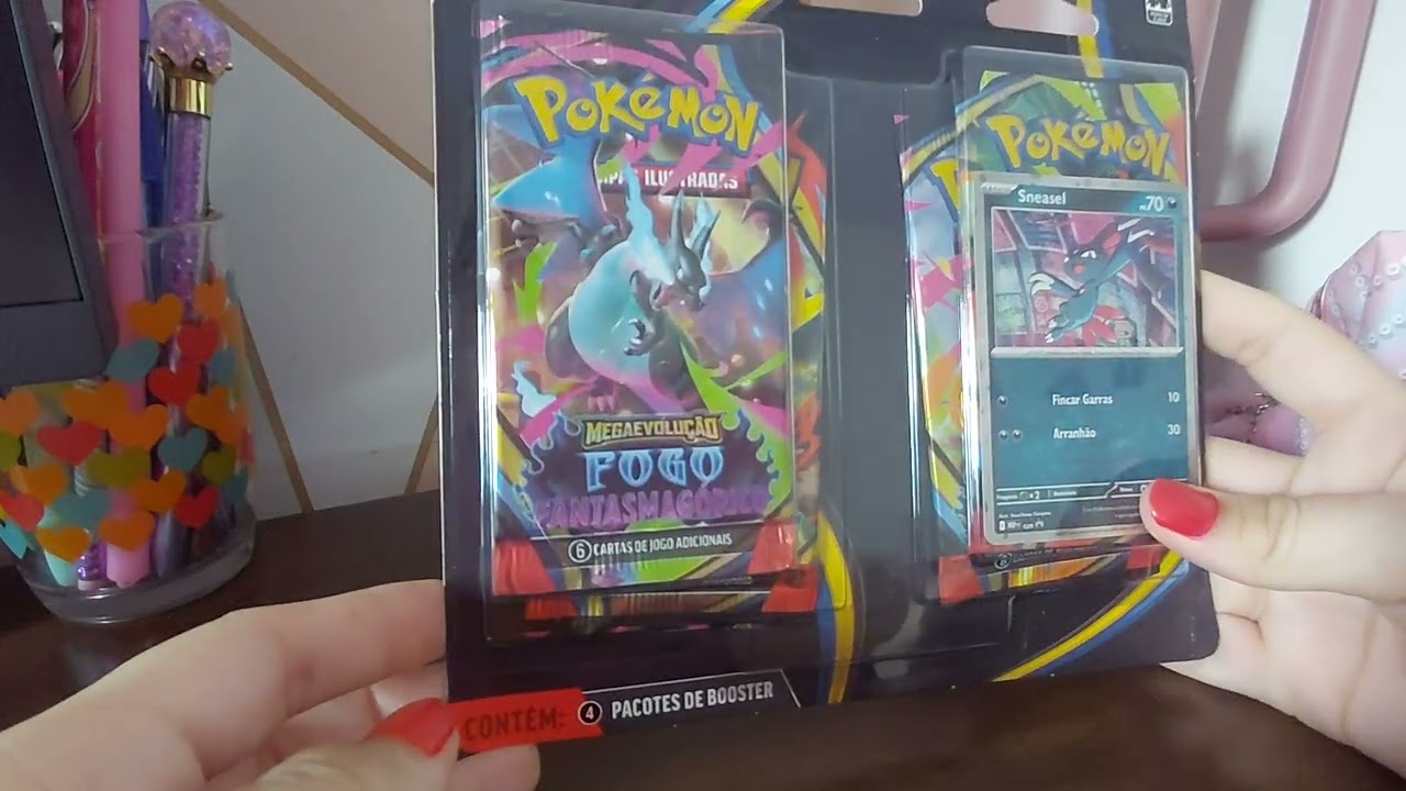 Abrindo mais alguns busters de pokemon fogo fantasmagorico