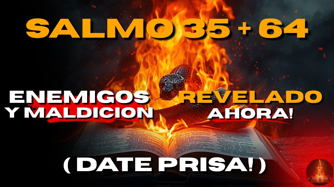 ⚔️ SALMOS 35 Y 64 — DIOS CONFUNDE A TUS ENEMIGOS Y QUEMA TODA OBRA MALIGNA