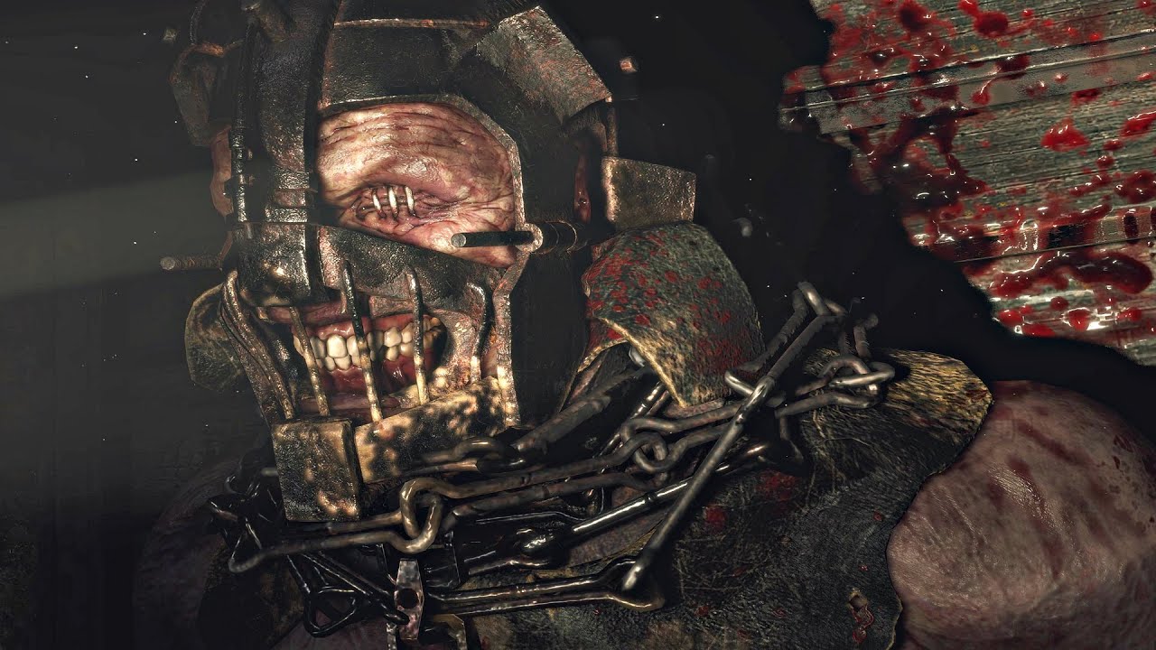Resident Evil 4 Remake - Prison Monster Garrador Boss Fight (4K 60FPS) 2023