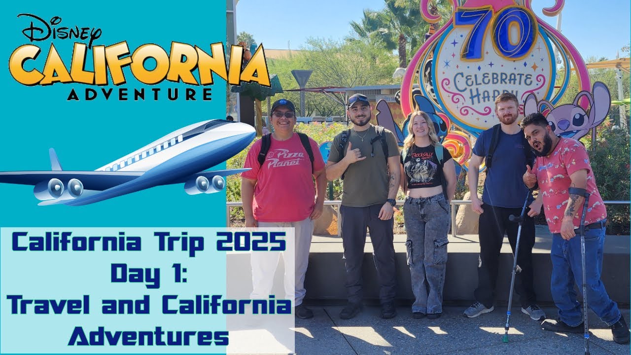 California Trip 2025 Day 1: Travel and California Adventures