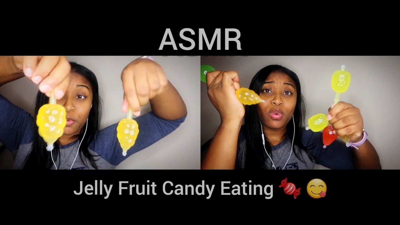 [ASMR] Jelly Fruit Candy Eating 😋 | With Slurping Sounds 🍬