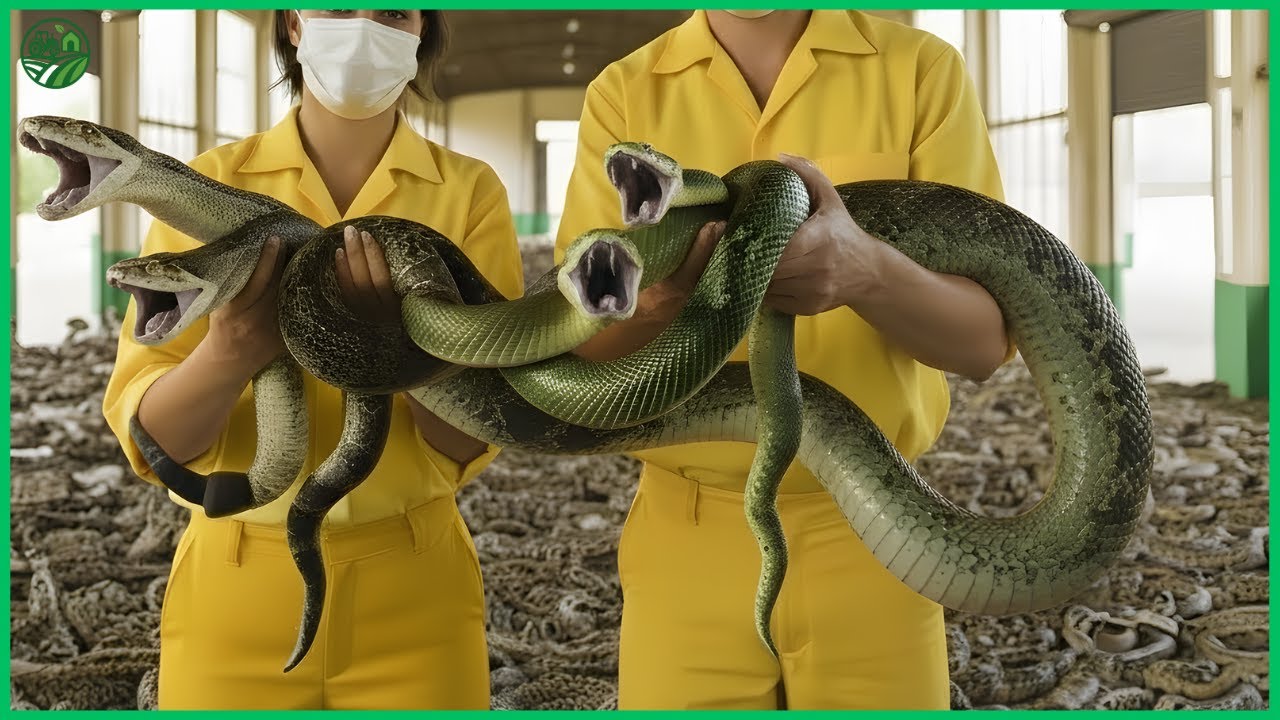 How to Raise Giant Black Mamba Snake to Save Over 100,000 People Each Year from Snake Bite In US Lab