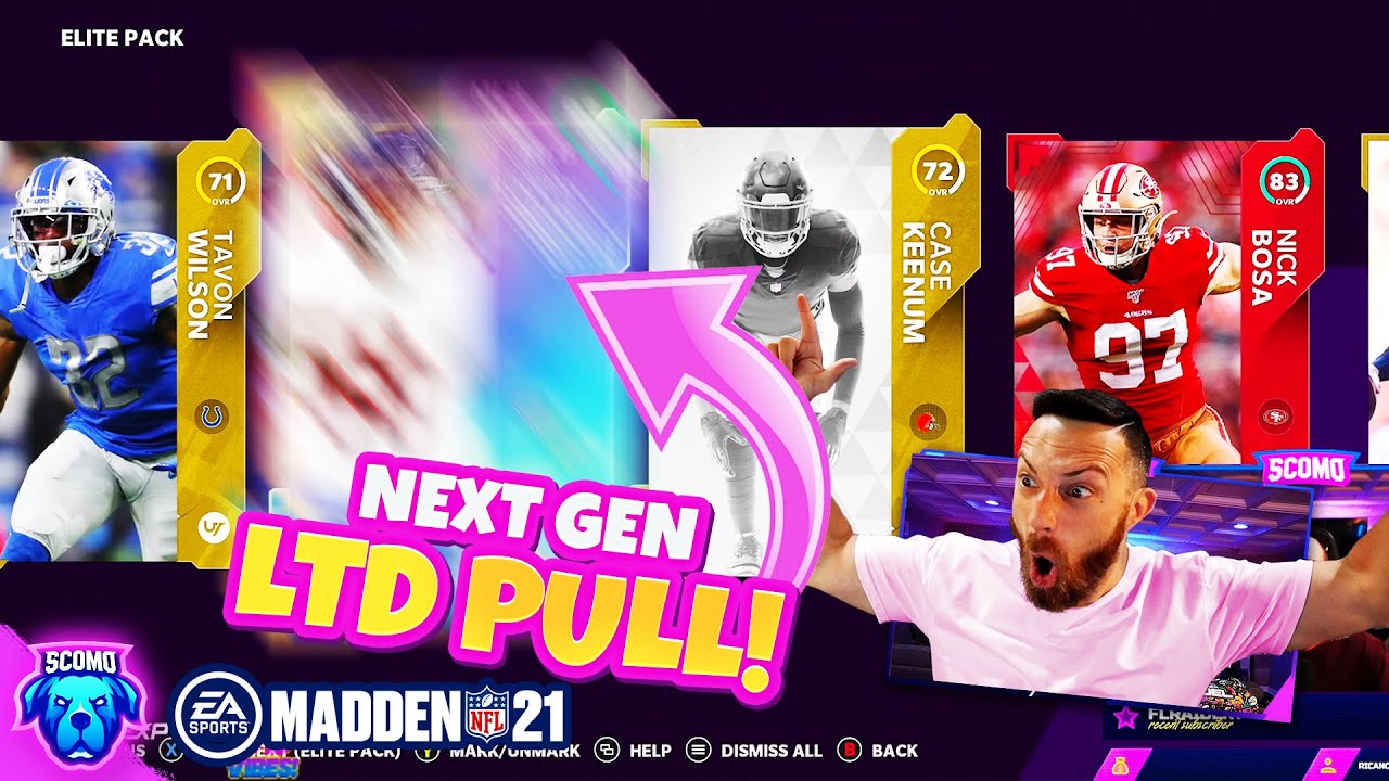 FIRST LIMITED TIME PULL ON NEXT-GEN MADDEN 21!