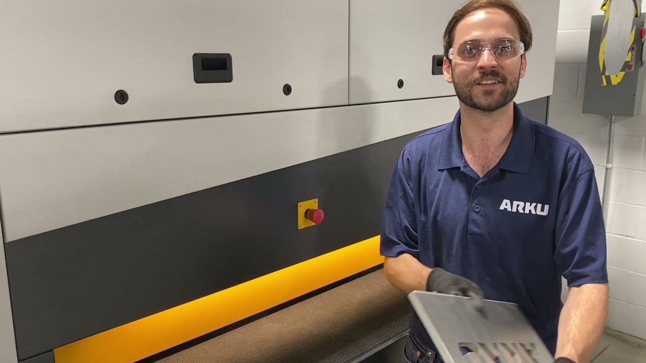 ARKU EdgeBreaker 3000 stainless plate