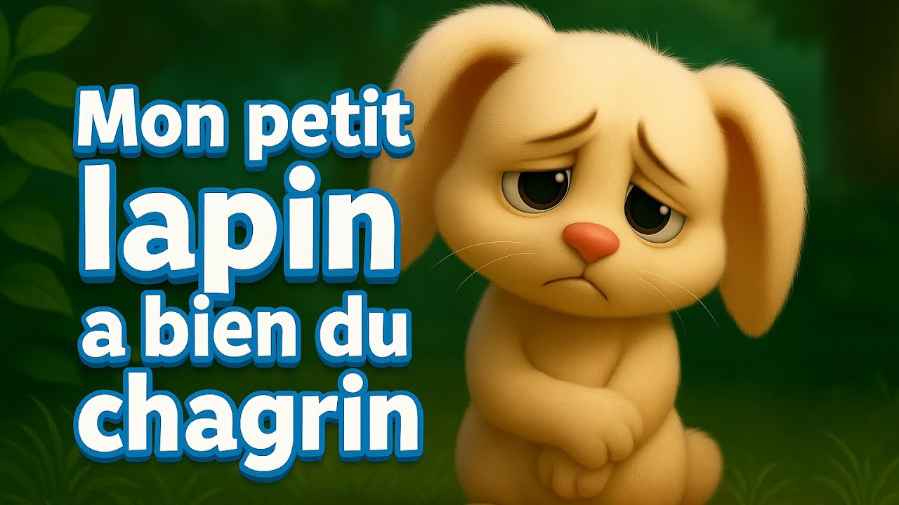 Mon Petit Lapin a Bien du Chagrin 🐰💙 | Chanson Douce pour Réconforter les Enfants