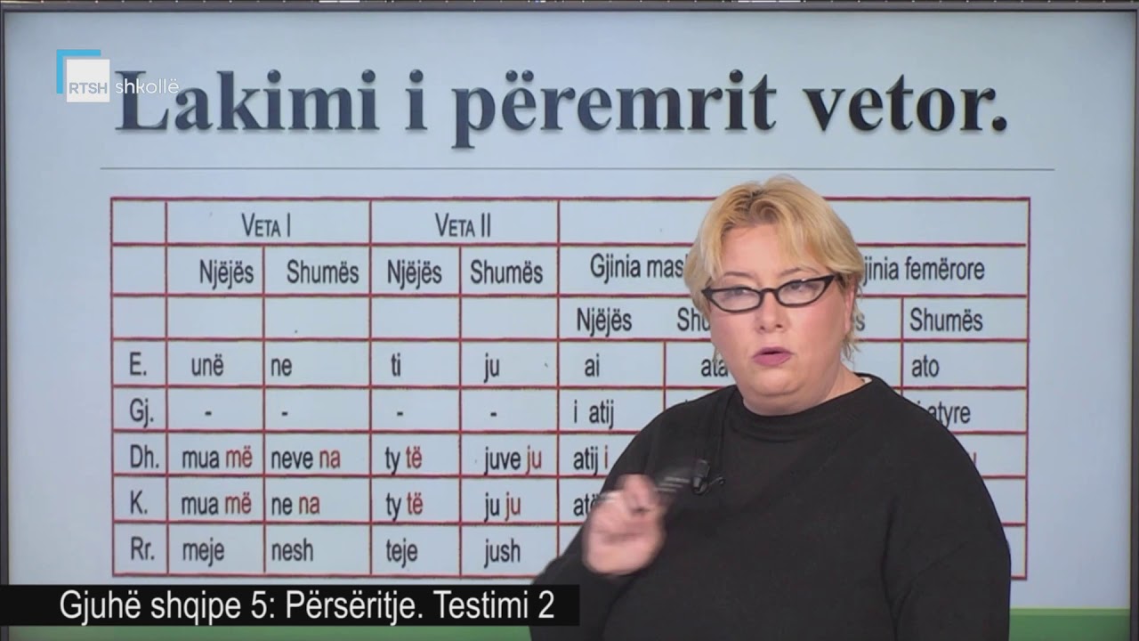 Gjuhë shqipe 5 - Përsëritje. Testimi 2.