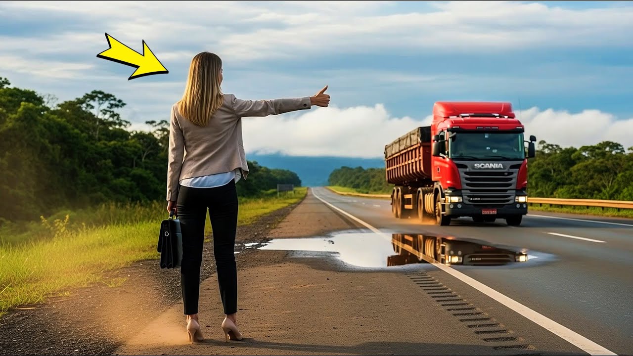 CAMINHONEIRO CASADO DEU CARONA PARA JOVEM JUÍZA FEDERAL... E OS DOIS SE APAIXONARAM!