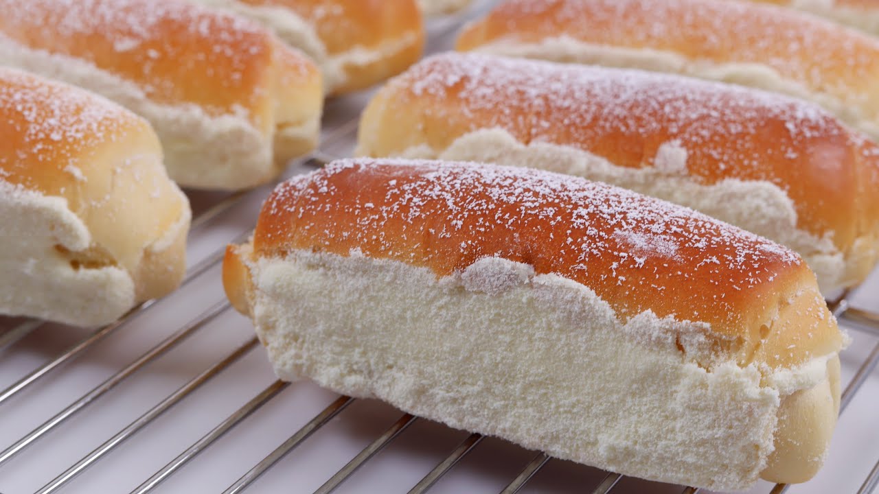 Just add cream cheese, this bread tastes incredibly delicious ｜冰乳酪軟麺包