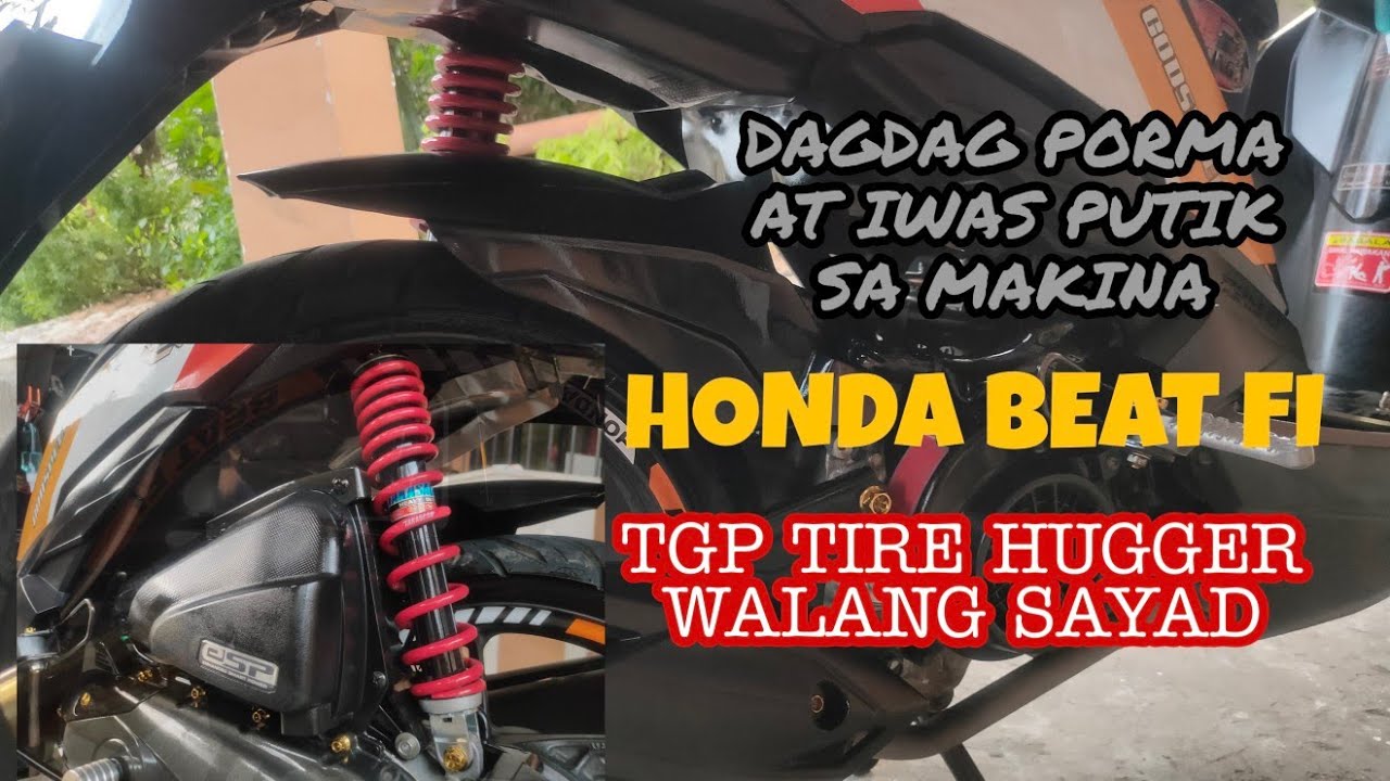 TGP TIRE HUGGER AND TAKASAGO SHOCK 330mm FOR HONDA BEAT FI