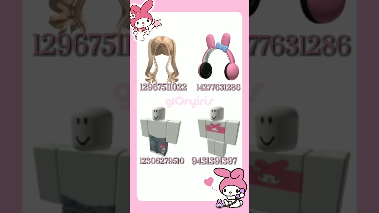 Brookhaven outfit codes pt 2 (sanrio theme) #brookhaven #roblox #edit #outfitcode #subscribe