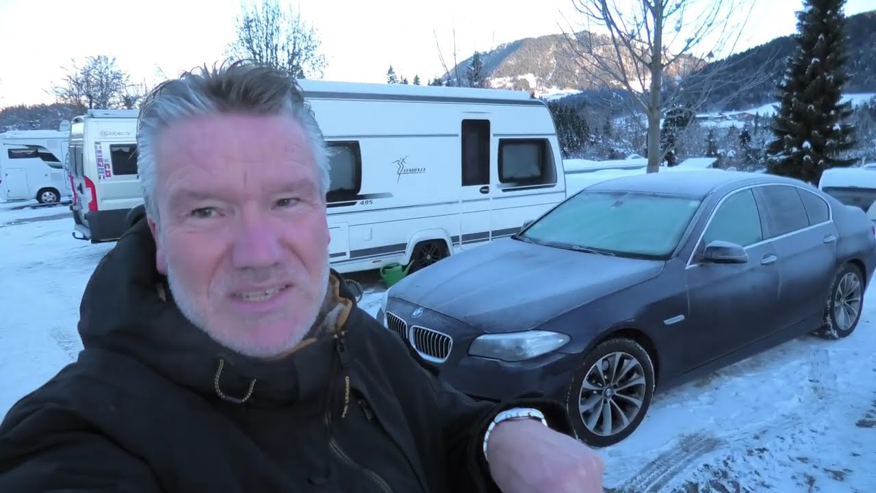 Winterkamperen met caravan in Oostenrijk