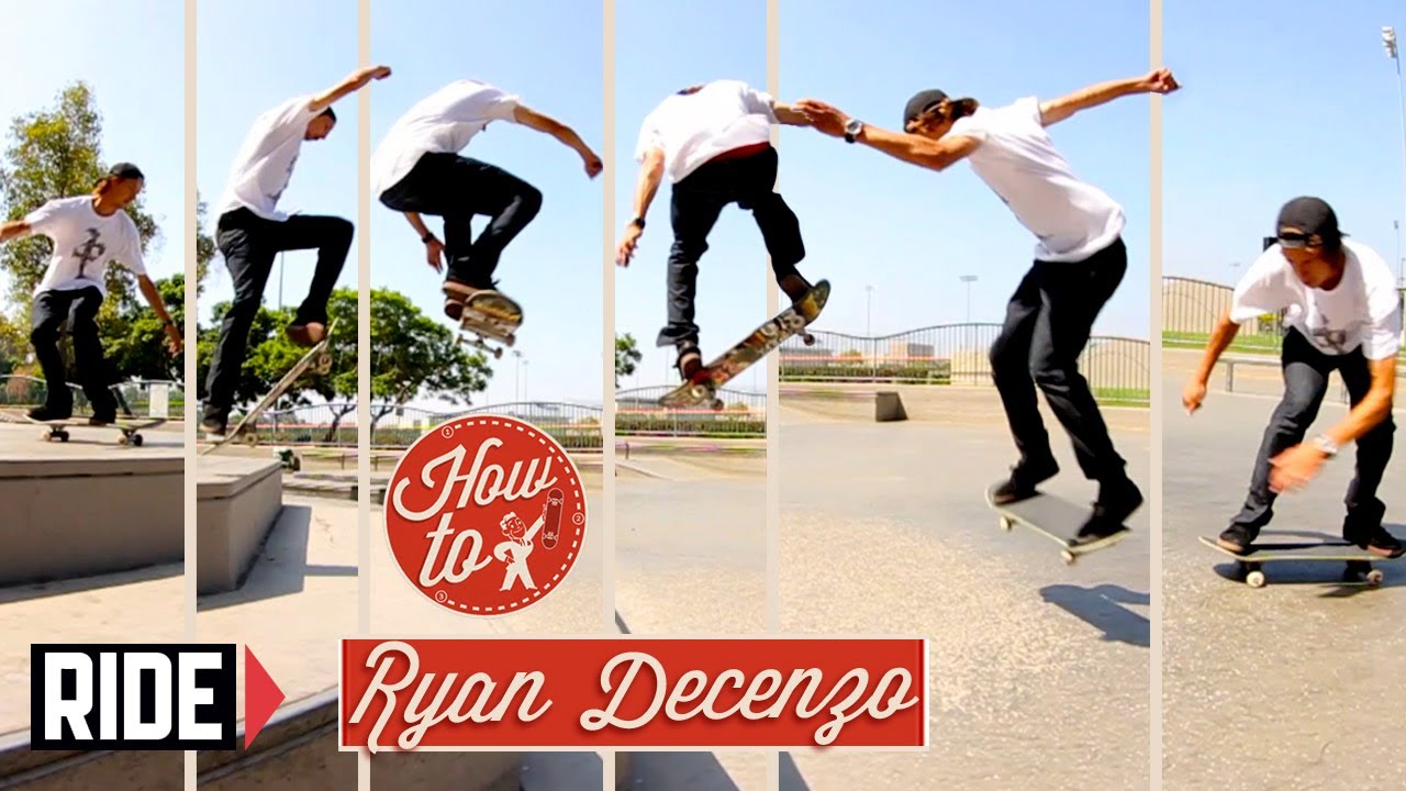 Как кататься на скейтборде: Frontside 360 ​​Ollie с Райаном Дечензо