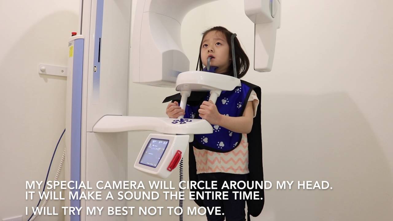 Taking an X-ray picture of your teeth