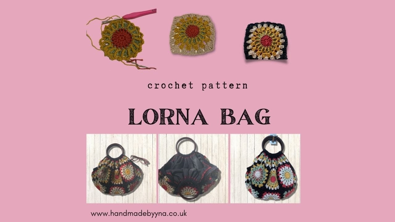 How to crochet beautiful Lorna handbag, crochet tips, learn new stitches and techniques