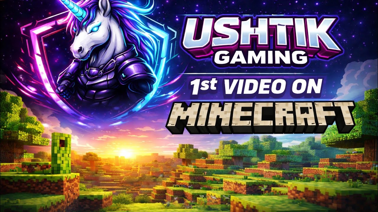Part #1 Minecraft ushtik world 💗.... 