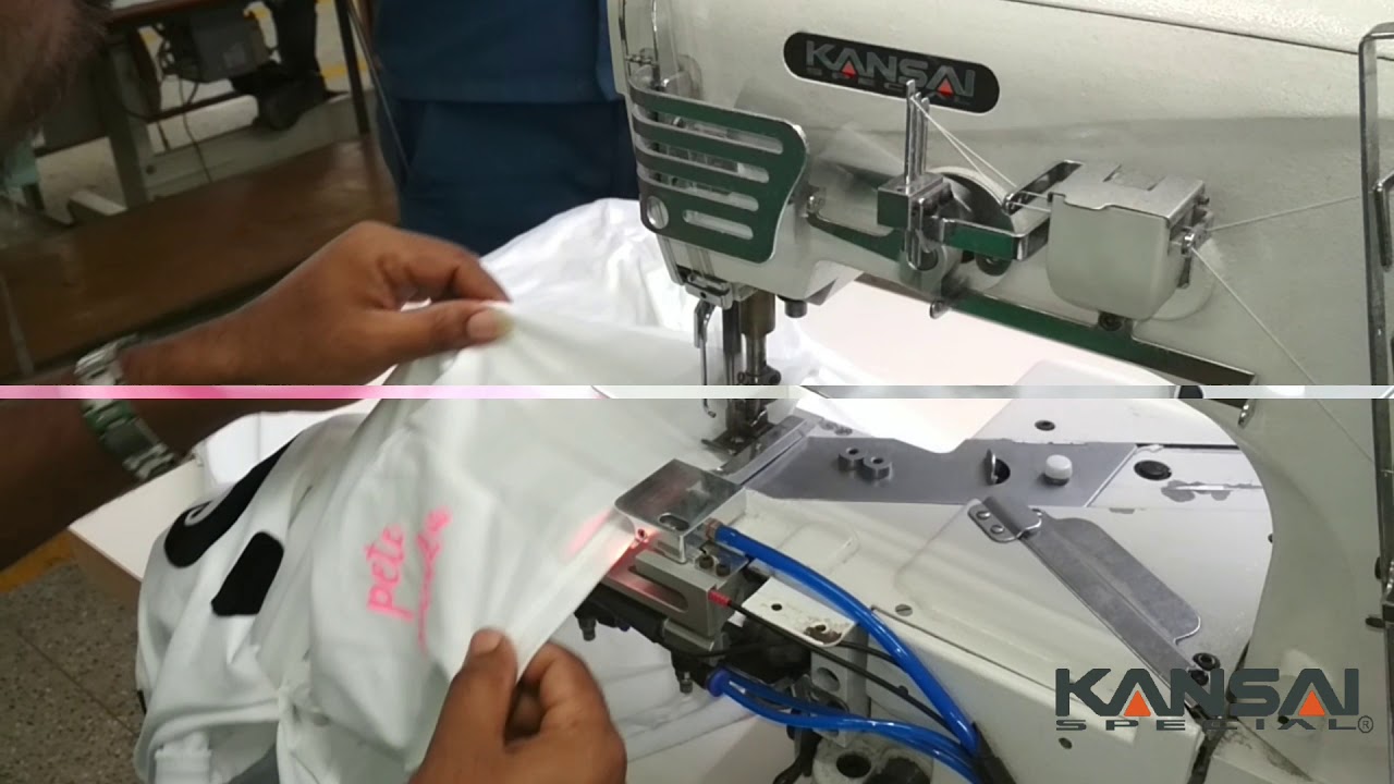 KANSAI SPECIAL CYLINDER BED SEMI AUTOMATIC BOTTOM HEMMING MACHINE  NR9803GALK-UTA/DM/AF