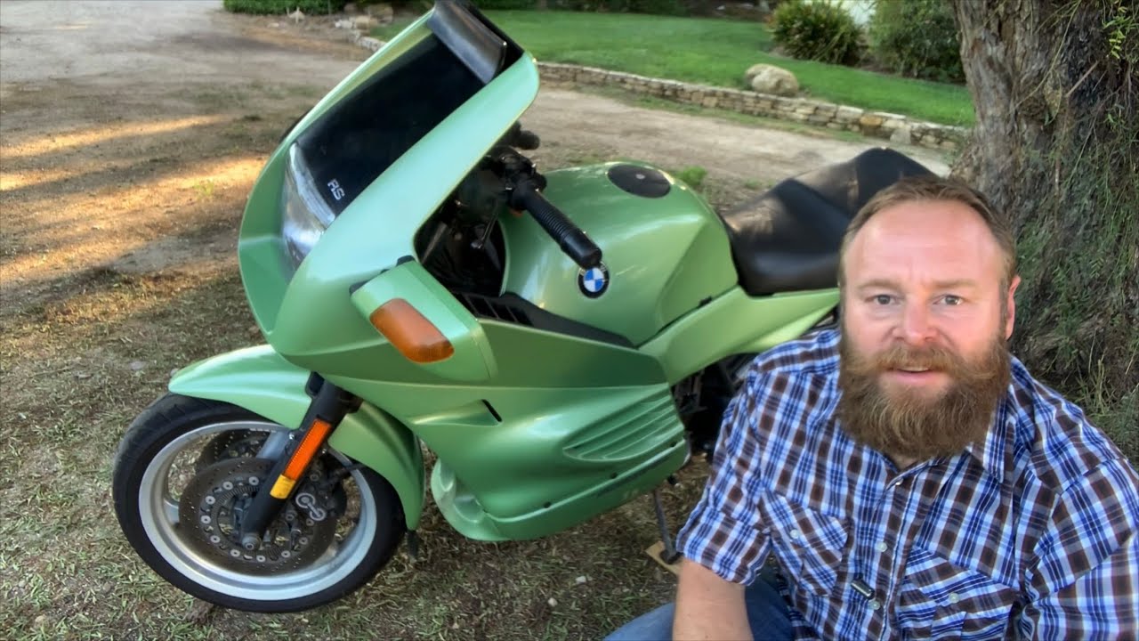 Rising From The Ashes | Crashed BMW K1100RS Cafe Scrambler Makeover | Timelapse