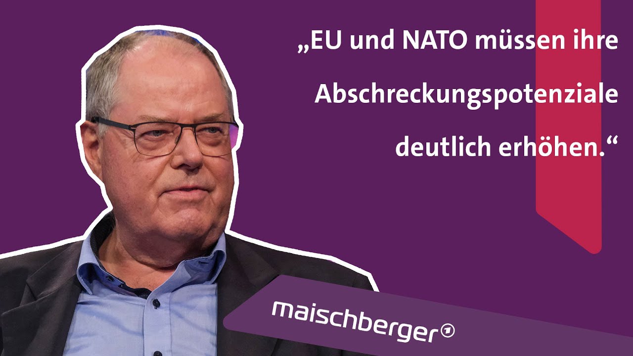 „Putin wird eine Konstante sein“: Peer Steinbrück im Gespräch | maischberger