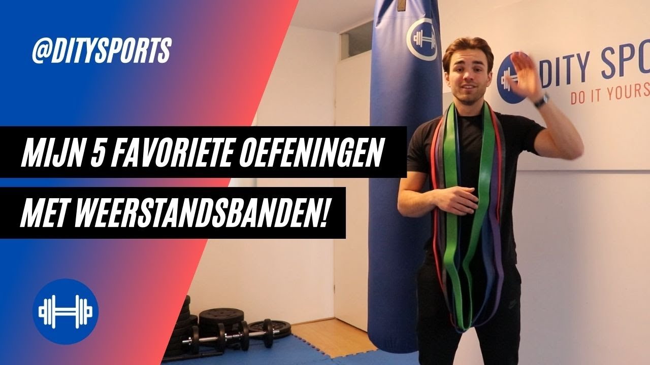 Mijn 5 favoriete fitness oefeningen met weerstandsbanden!