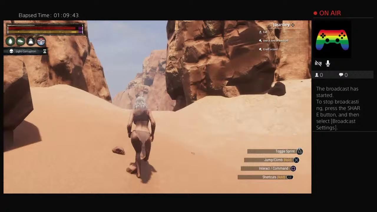 Burdenkeeper plays Conan Exiles (Admin mode)
