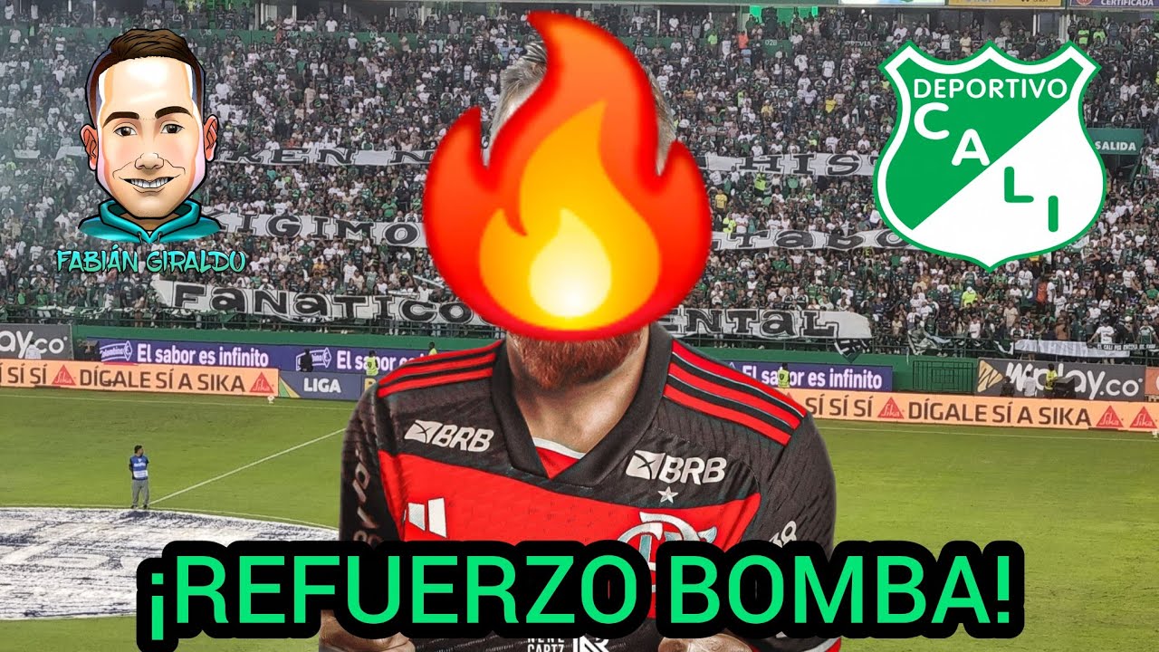 ¡Refuerzo de lujo para el Cali!💚🔥 Hinchada del Deportivo Cali fiel y nunca abandona.