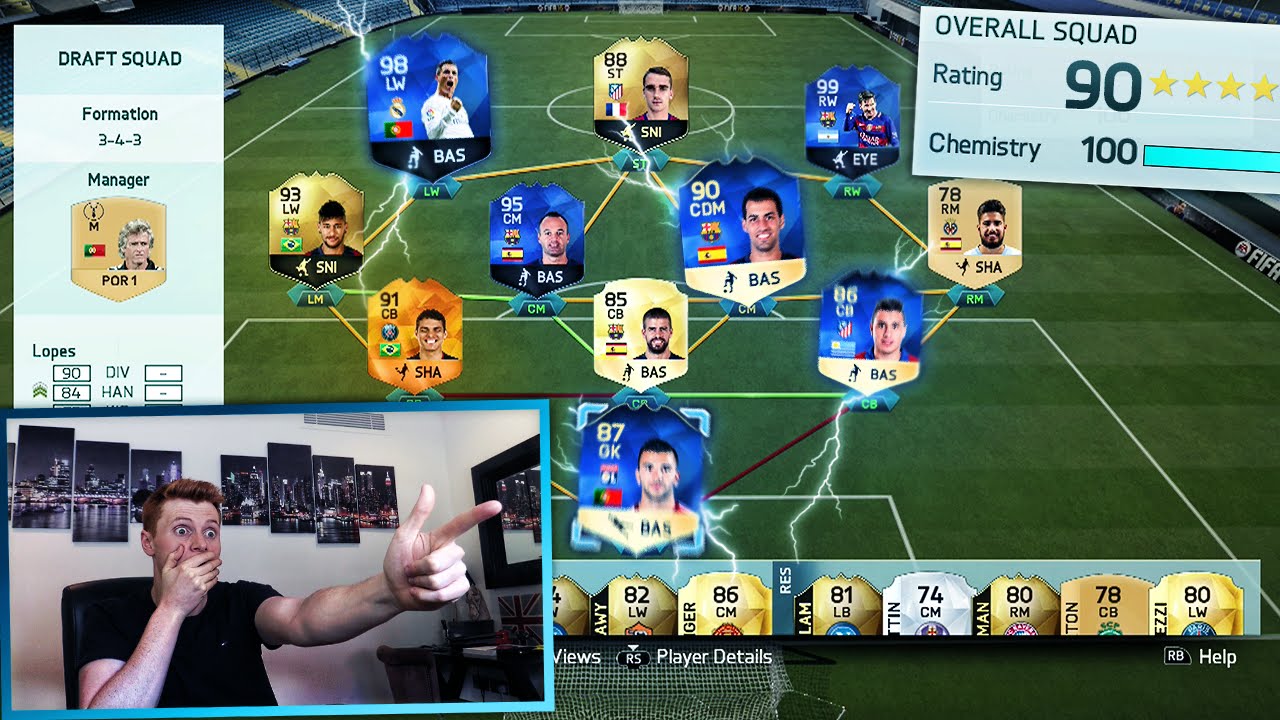 I GOT AN INCREDIBLE 190 TOTS FUT DRAFT!!! FIFA 16 Ultimate Team!