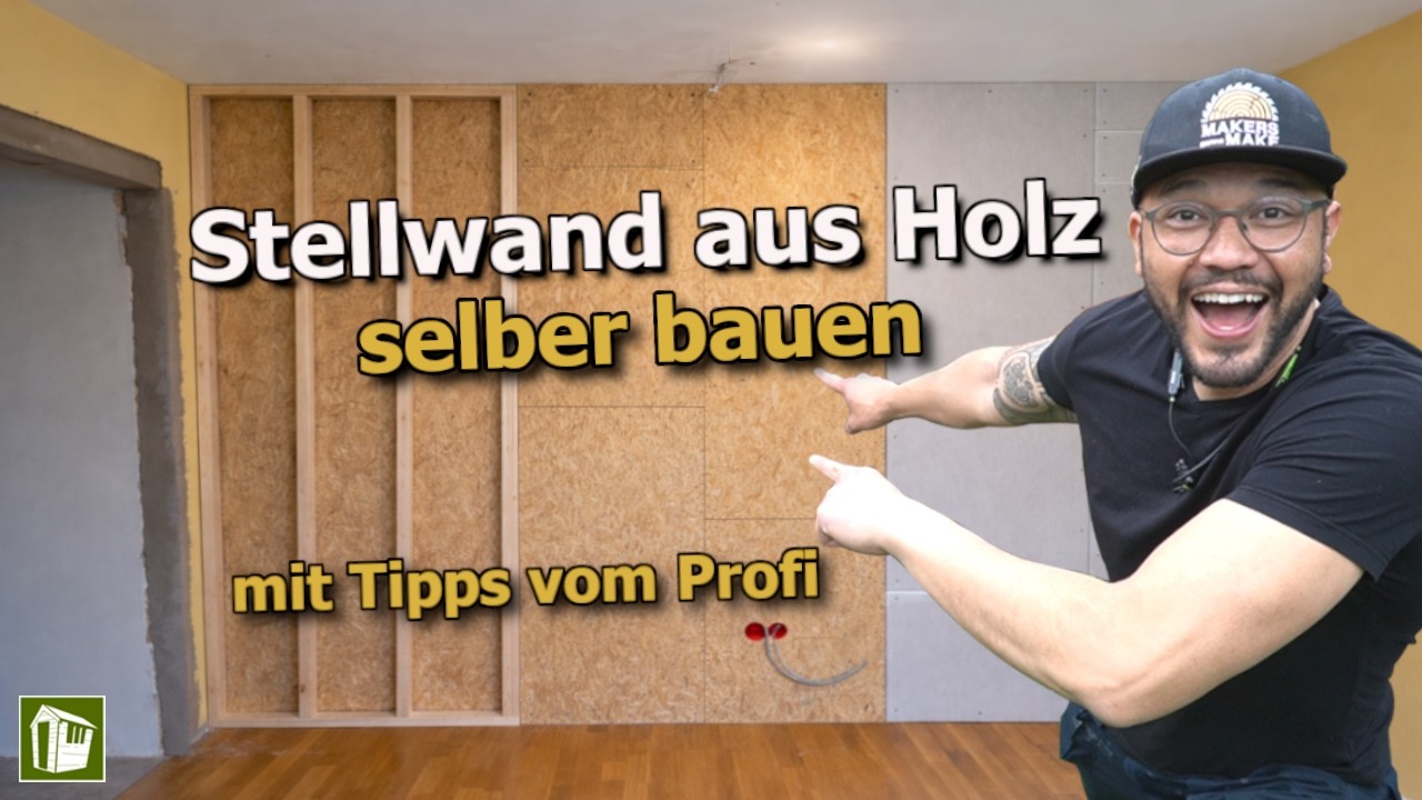Eine Wand selber bauen ist EINFACHER als du denkst! Franks Shed