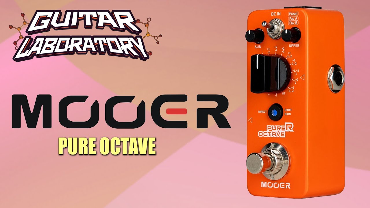 Педаль - октавер для гитары - Mooer Pure Octave