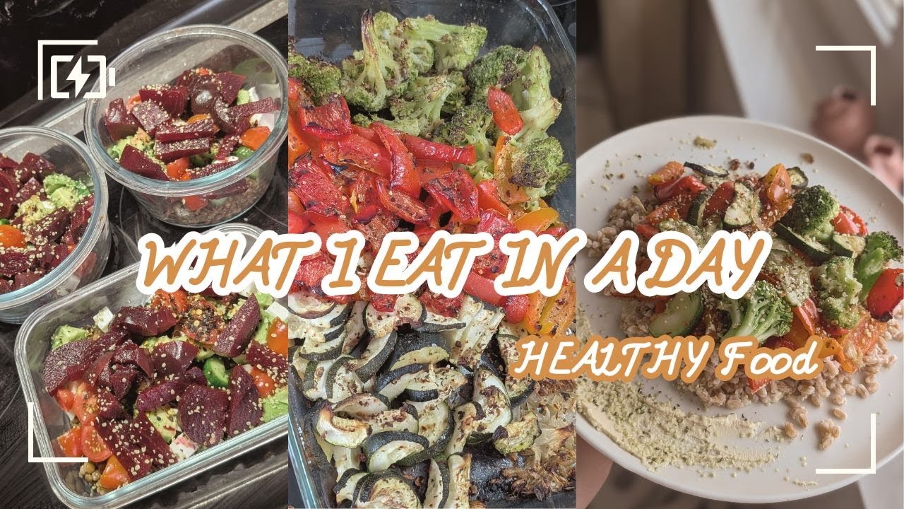 WHAT I EAT IN A DAY - Mealprep - healthy - inspo