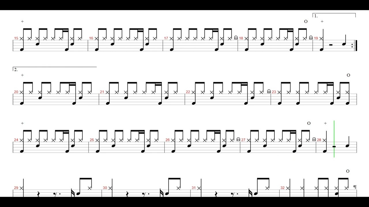Marcus Miller-Nikkis Groove | Drum Score, Drum Sheet Music, 드럼악보